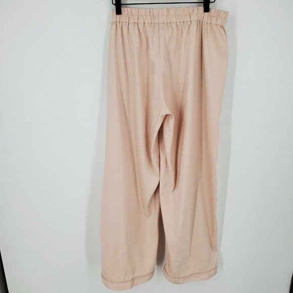 INC International Concepts Pink Star Print Satin Pajama Pants Size Large NWT - Picture 2 of 11